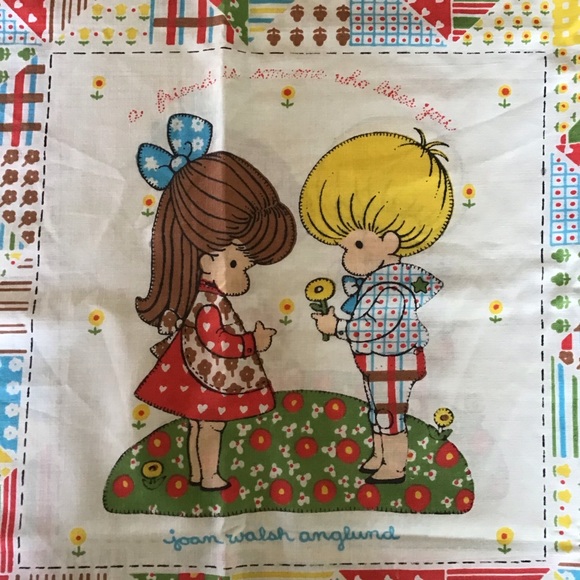 FINAL SALE Vintage 1970’s Joan Walsh Anglund Friendship Pillowcases - Picture 1 of 4